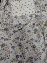 Bedsheet 5 pieces grey flower