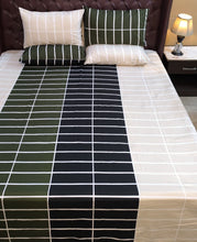 Bedsheet 5 piece geometrical black