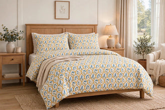 Bedsheet 5 pieces soft yellow