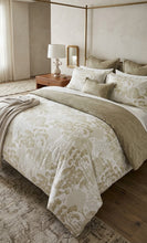 Comforter set 6 piece beige brown
