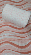Bedsheet 5 pieces Teracotta waves