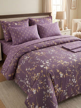 Comforter set 6 pieces Soft plum