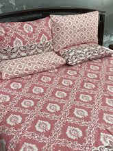 Bedsheet 5 pieces dark pink