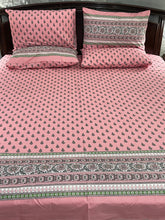 Bedsheet 5 pieces pink boti