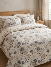 Bedsheet 5 pieces grey flower