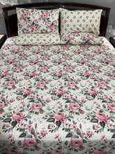 Bedsheet 5 piece pink rose