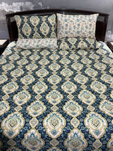 Bedsheet 5 pieces vibrant blue