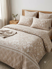 Bedsheet 5 pieces white flower