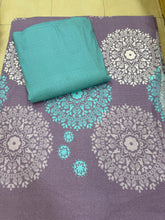 Bedsheet 5 pieces purple mandala turquoise