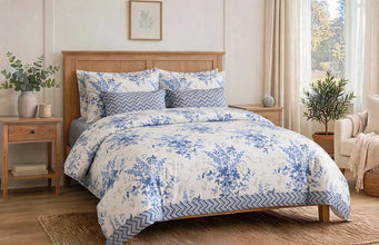 Comforter Set 8 piece soft blue